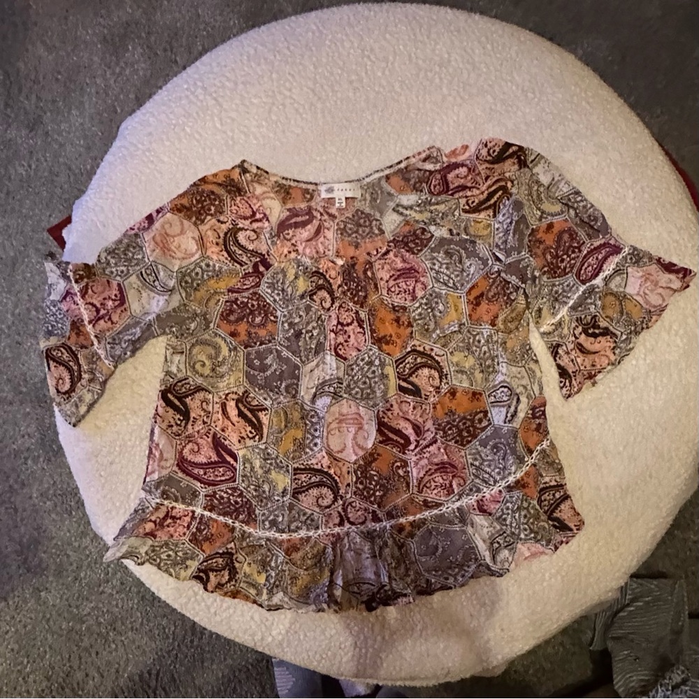 Fever Multicolor Paisley Women's Blouse